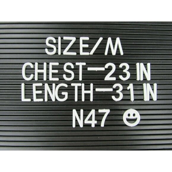 Civilian Mens Button Up Shirt M Black Long Sleeve Crew Neck - Picture 6 of 6